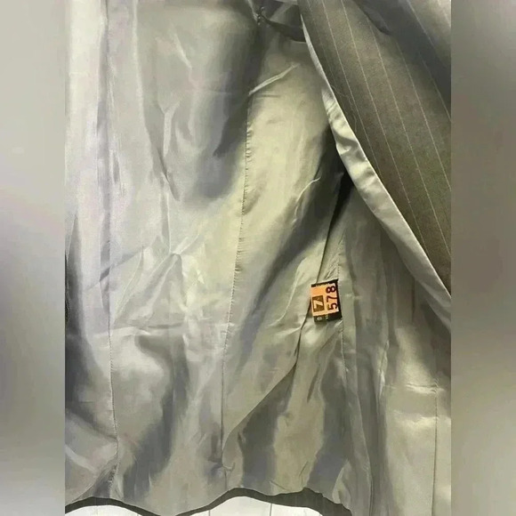 Anne Klein two piece skirt suit  size 8p brown/work/ career - Picture 8 of 16